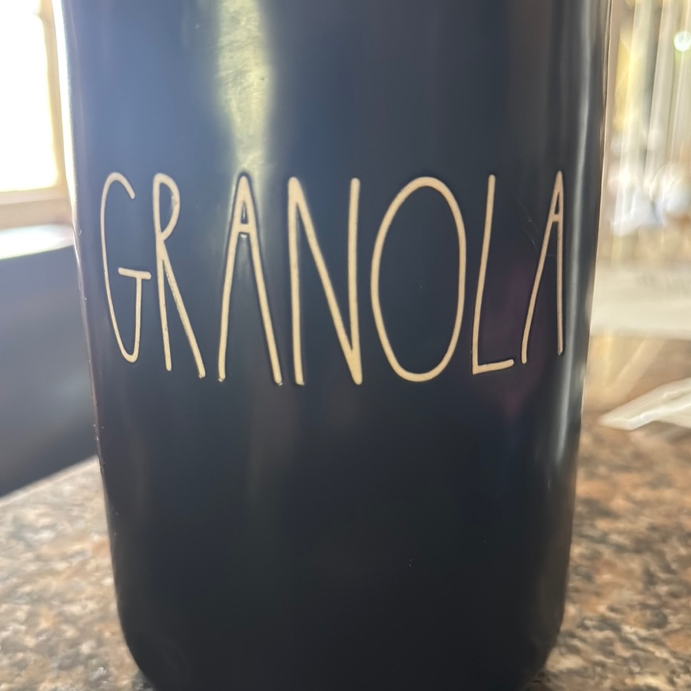 Rae Dunn Granola jar